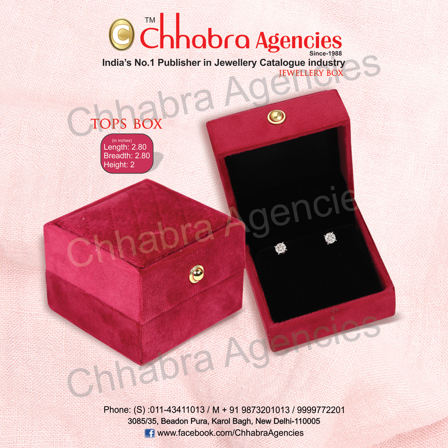 Tops Box 2.80"x2.80"